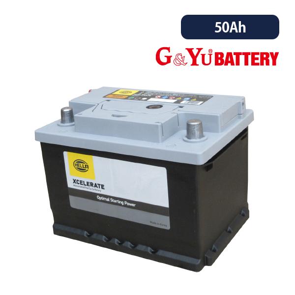 G Yuバッテリー Hella L1 50ah 輸入車用バッテリー欧州車シリーズ 時間率容量 スターティングバッテリー l1 インバータ充電器専門店ワンゲイン 通販 Yahoo ショッピング