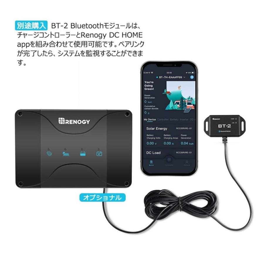 Renogy 走行充電器12V 30A MPPTチャージコントローラー内蔵 RENOGY 走行充電器12V 30A MPPTチャージコントローラー内蔵 最大
