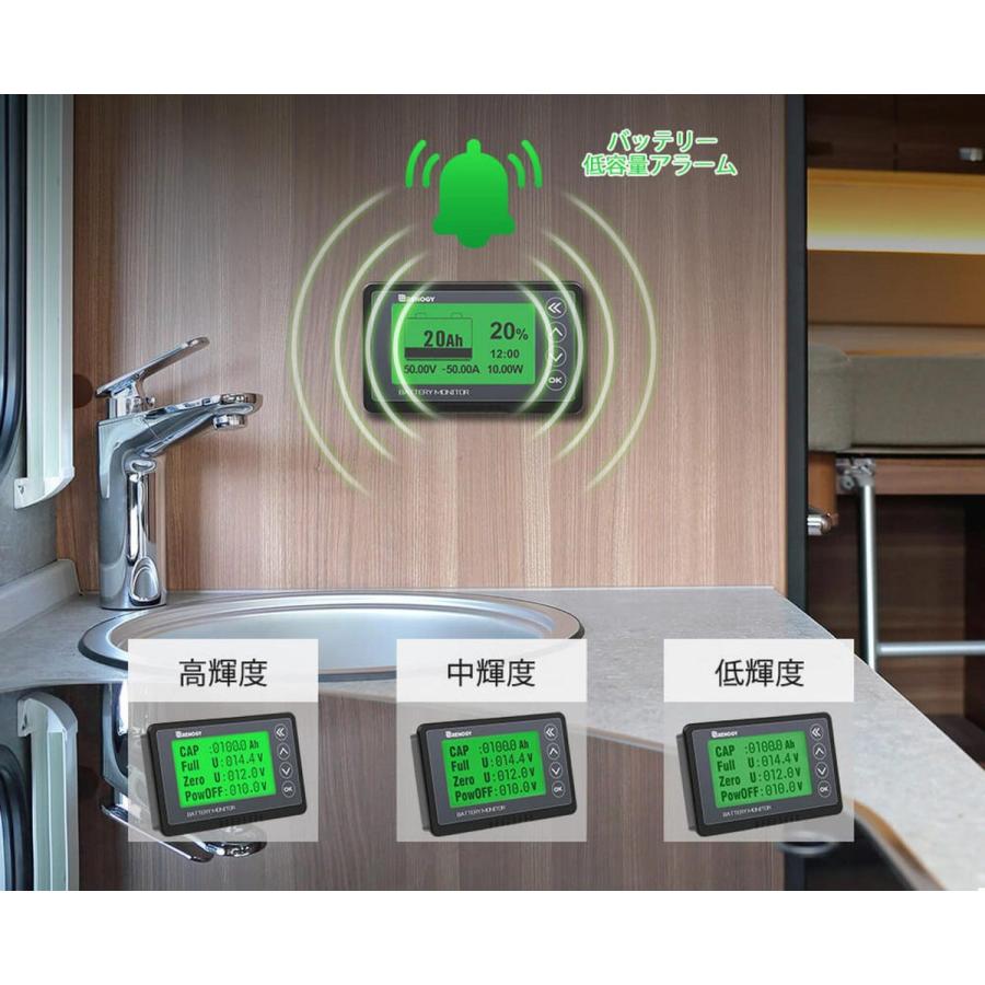 RENOGY バッテリーモニター 電圧計&電流計 レノジー RBM500 RENOGY バッテリーモニター 電圧計&電流計 レノジー RBM500