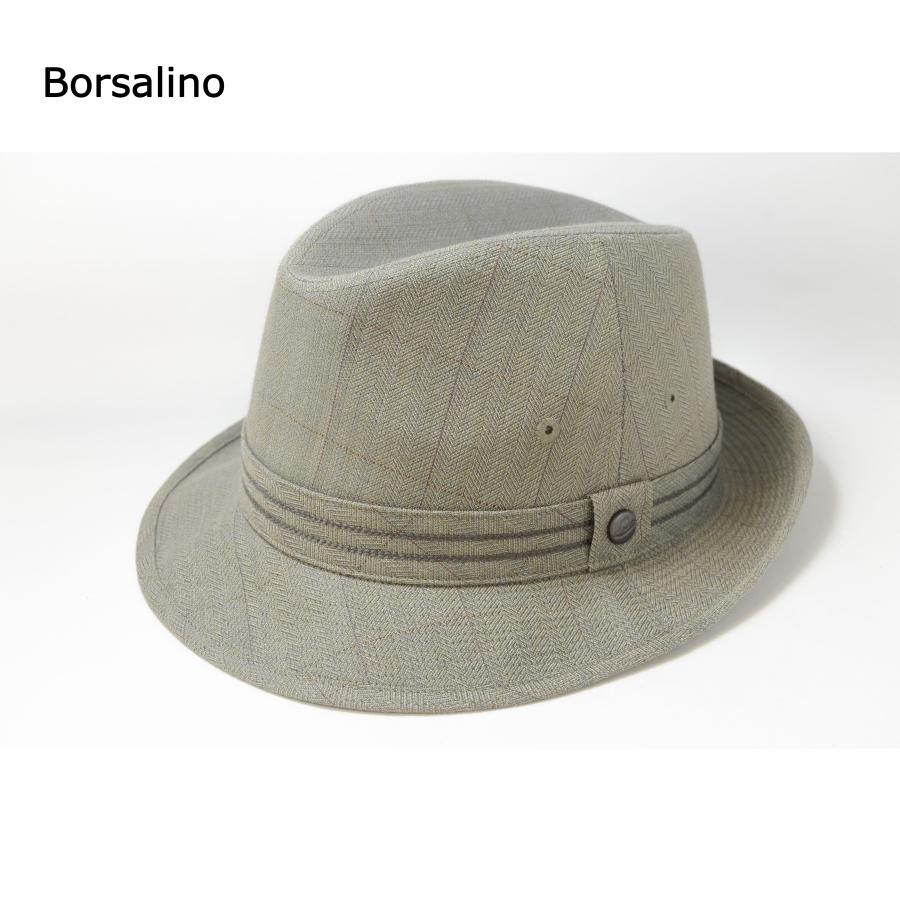 帽子　メンズ　チロル　へリンボン格子　ボルサリーノ | Borsalino