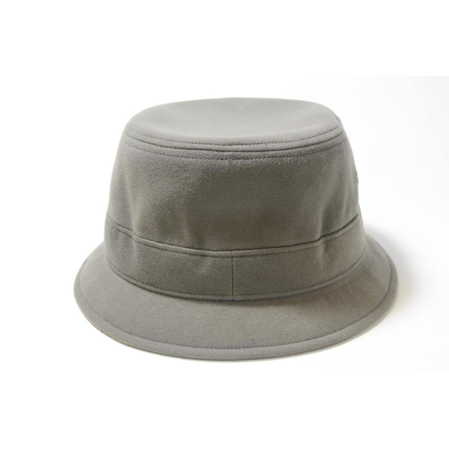 【新品タグ付き】Borsalinoボルサリーノ羽付きハット 58 グレー Borsalino ボルサリーノ 帽子 メンズ サファリ カメラマンハット