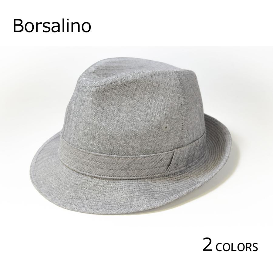 ボルサリーノ　帽子　メンズ　レディース　チロル　ミニへリンボン　Borsalino | Borsalino