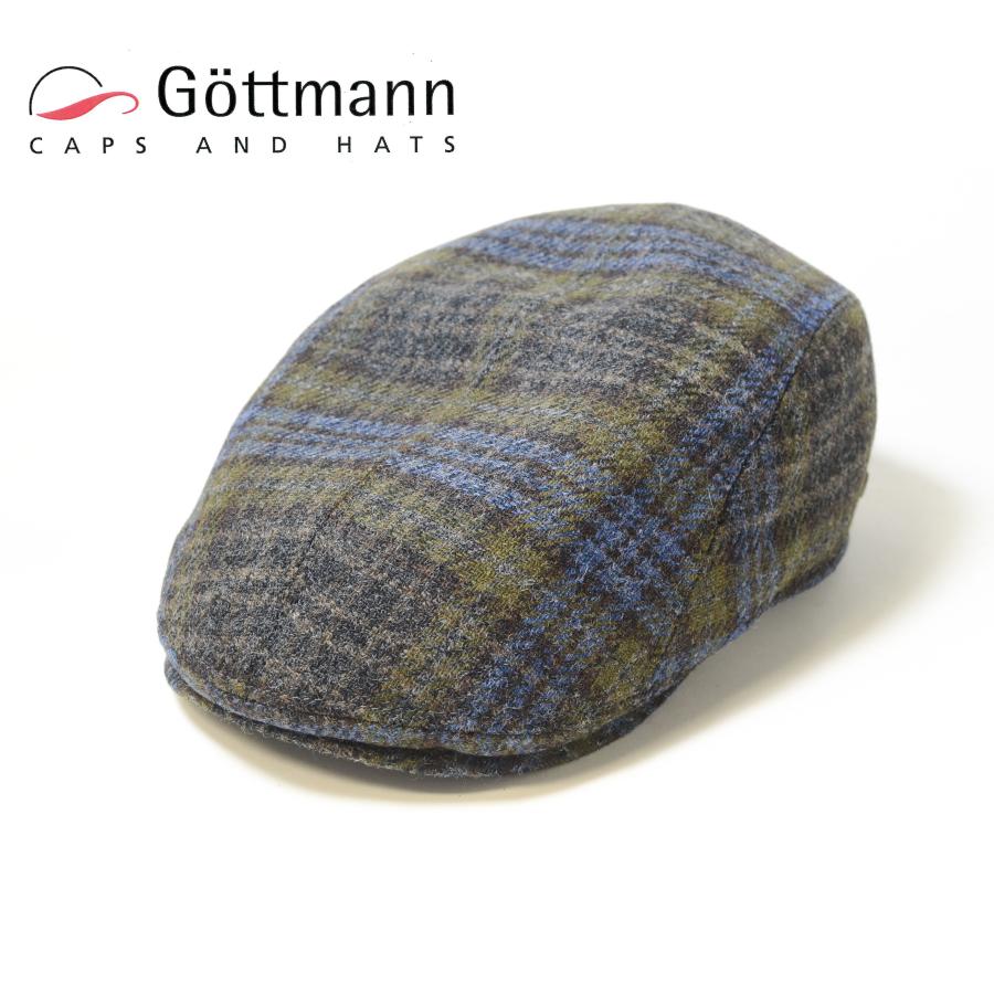 Gottmann　ハンチング　チェック柄　帽子　秋冬　ゴットマン | Gottmann