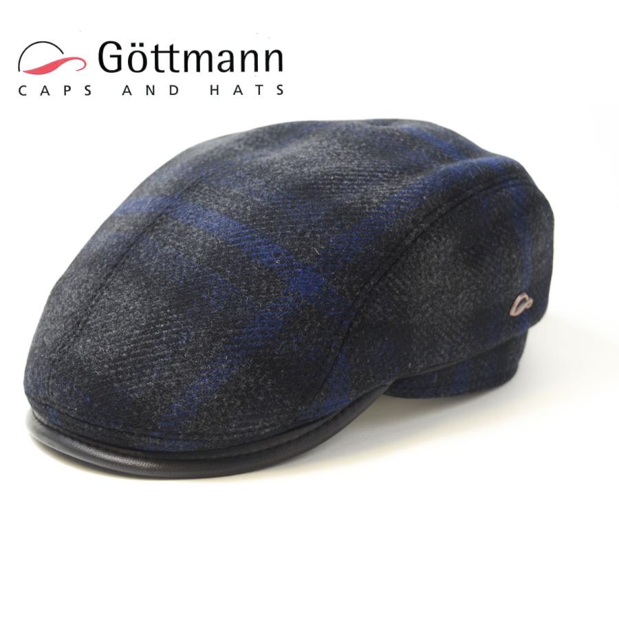 帽子　メンズ　秋冬　ハンチング　へリンボン　ゴットマン　Gottmann | 