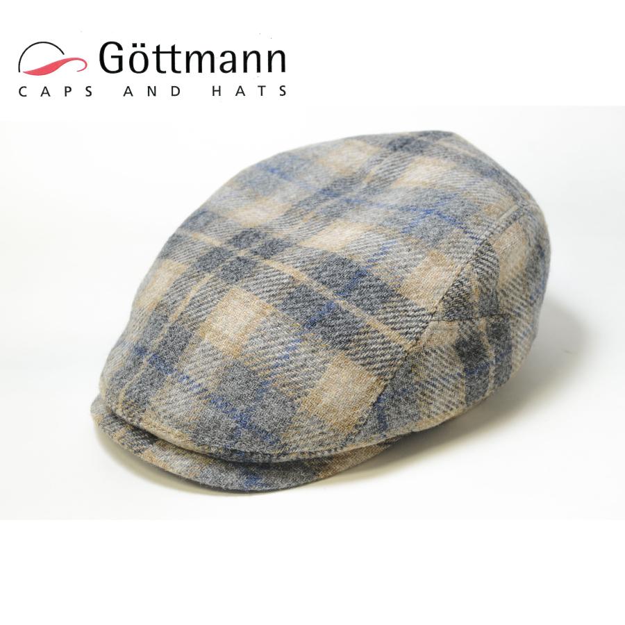 Gottmann　ハンチング　ベージュ　帽子　メンズ　ゴットマン　秋冬 | Gottmann