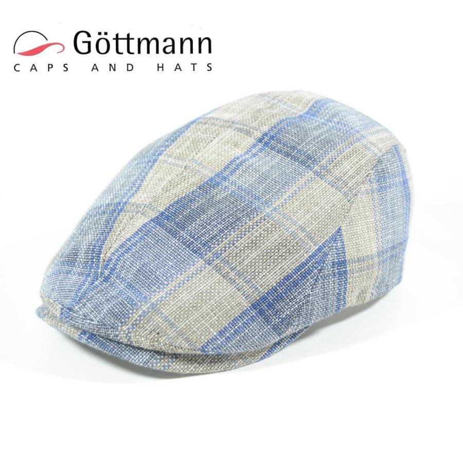 Gottmann　帽子　メンズ　ハンチング　チェック柄