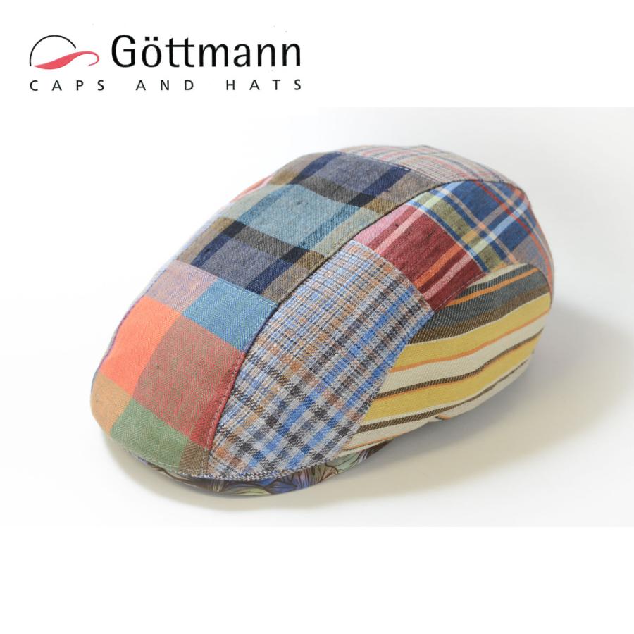 帽子　ハンチング　パッチワーク　春　夏　gottman | 