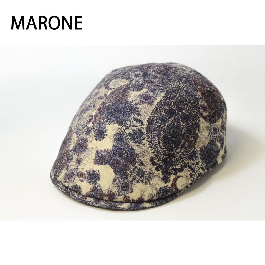 MARONE ハンチング　メンズ　帽子　マローネ | MARONE