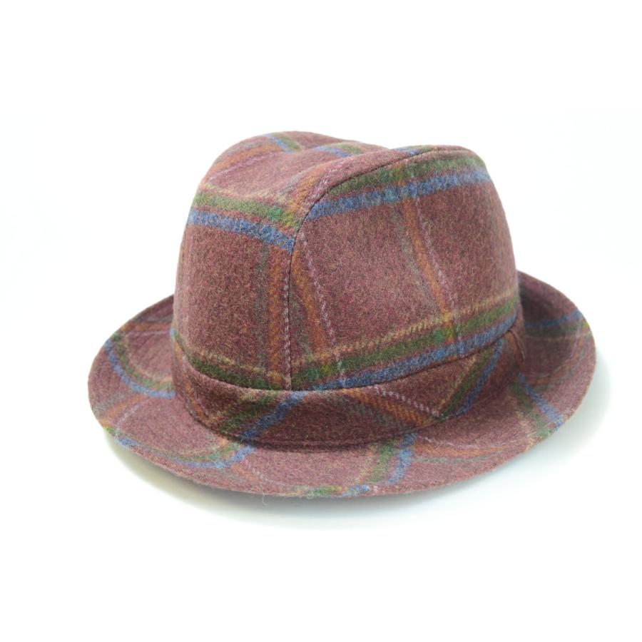 帽子　ミストラル　フランス　チェック柄　赤　チロル　MISTRAL |  | 01