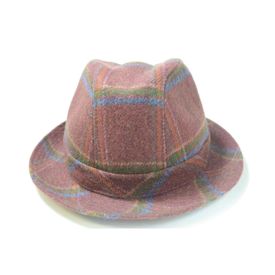 帽子　ミストラル　フランス　チェック柄　赤　チロル　MISTRAL |  | 02