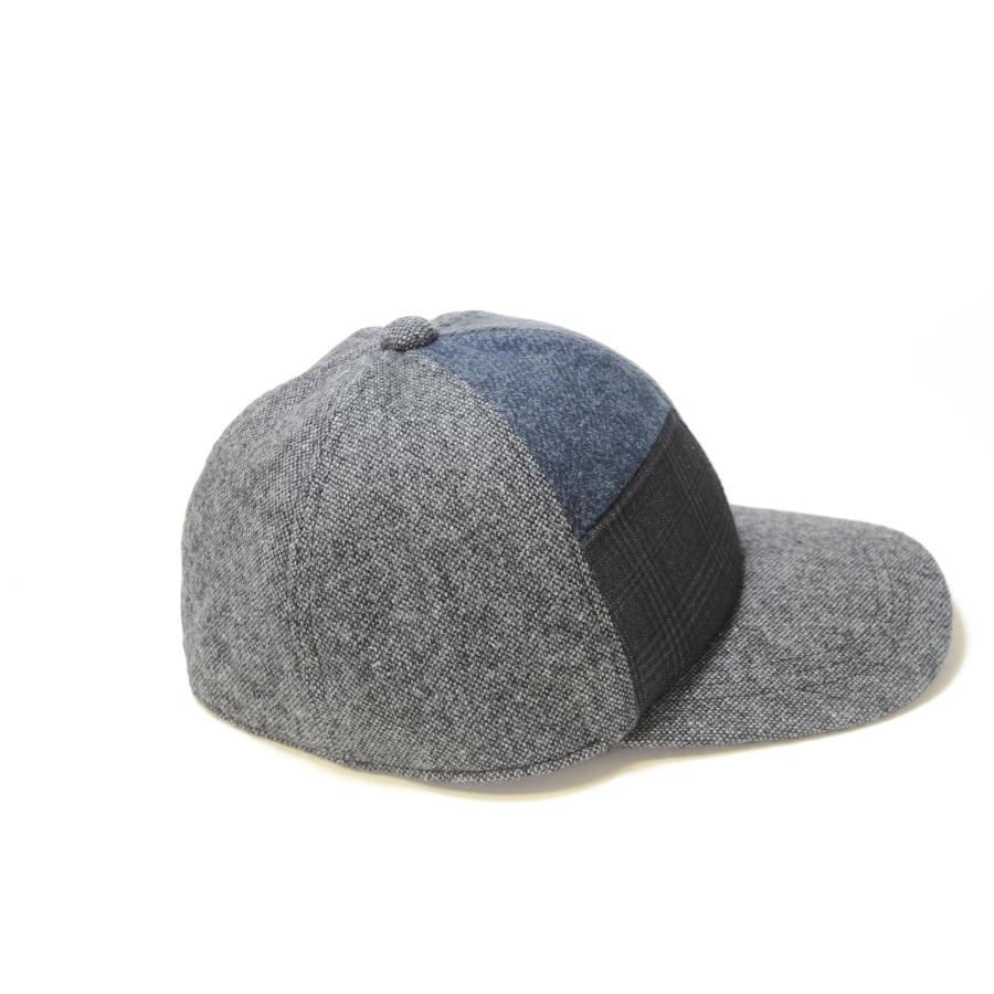 NEW LIGHT　キャップ　パッチワーク　帽子　メンズ　秋冬 |  | 03