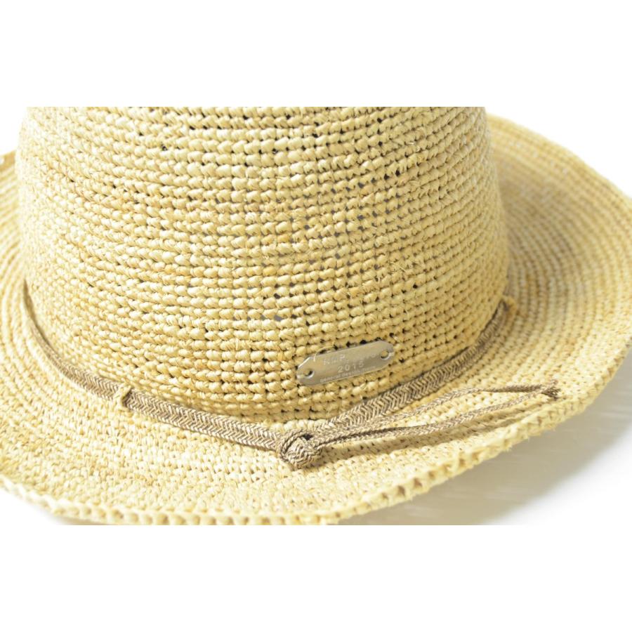 帽子　春夏　ラフィア　カギ編　RMP | Rohw master product | 04