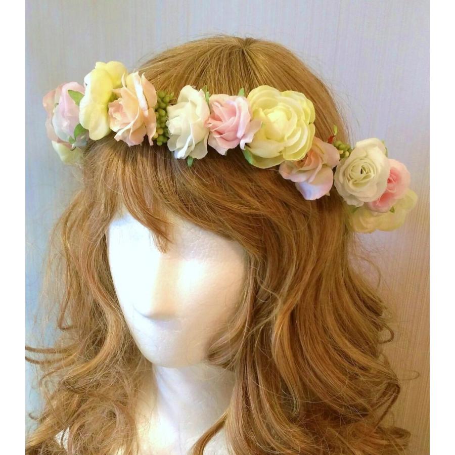 【数量限定アウトレット品】 ウェディングブーケ　花冠　ブートニア　３点セット　アートフラワー 【1935143994】(11051円)