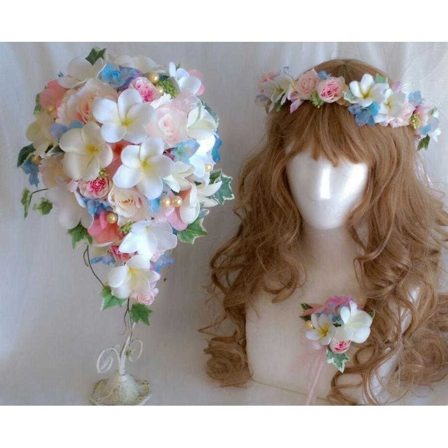 ワンサイズ新規購入ウェディングブーケ プルメリア オーバルブーケ ブートニア付き 生花 生花ワンサイズ 18 028 Karajsarma Ir