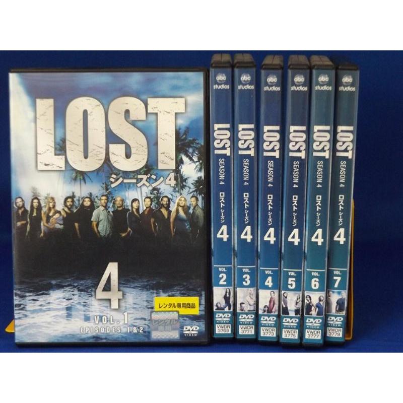 9600329【中古品DVD】LOST ロスト シーズン4 第1話〜第14話 全7巻