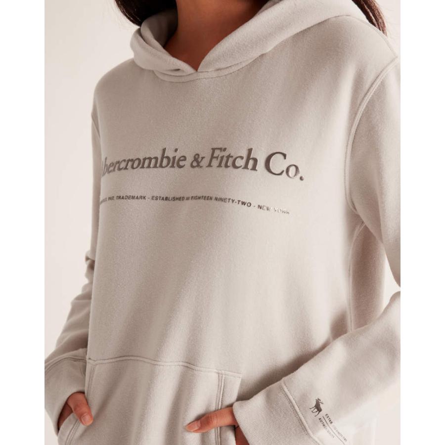 100 本物保証 アバクロ ロゴ パーカー レディース グレー 大きいサイズ おしゃれ 人気 本日超得 Peebeesunshine Com