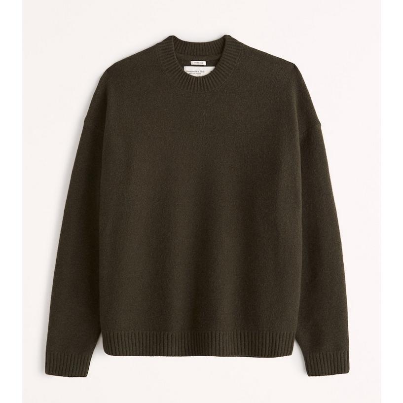 豪華で新しい セーター オーバーサイズ アバクロ メンズ カーディガン セーター アバクロ 新作 21年 メンズ おしゃれ 大きいサイズ 21年 ダークグリーン トップス