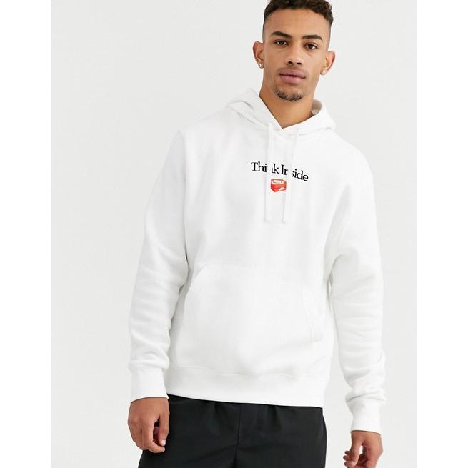 ナイキ パーカー メンズ トレーナー ホワイト Nike Shoebox Logo Hoodie In White 大きいサイズ おしゃれ 人気 Nmh39 One Luck 通販 Yahoo ショッピング