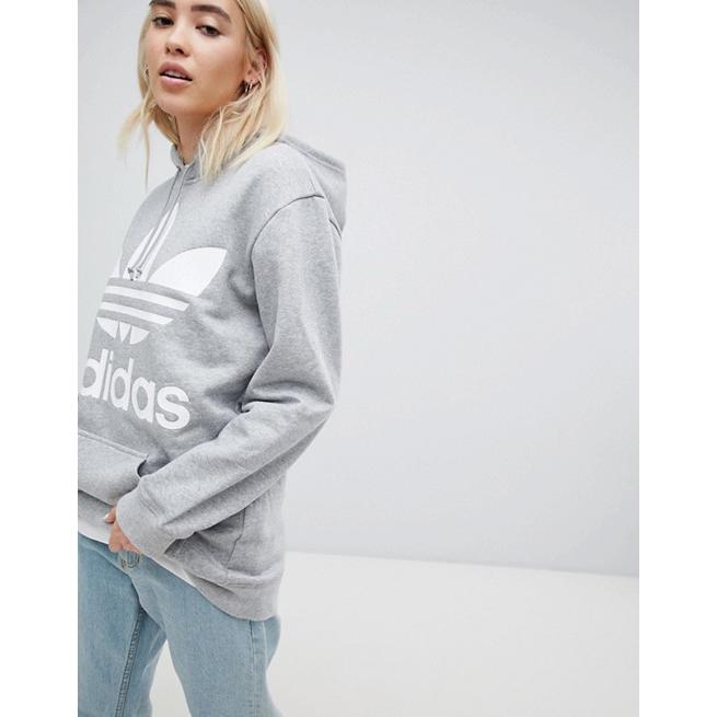 激安ブランド アディダス パーカー トレーナー レディース Adidas Originals Oversized Trefoil Logo Hoodie In Grey グレー 日本未入荷 Slh54 One Luck 通販 Yahoo ショッピング 美しい Diocesekabgayi Org