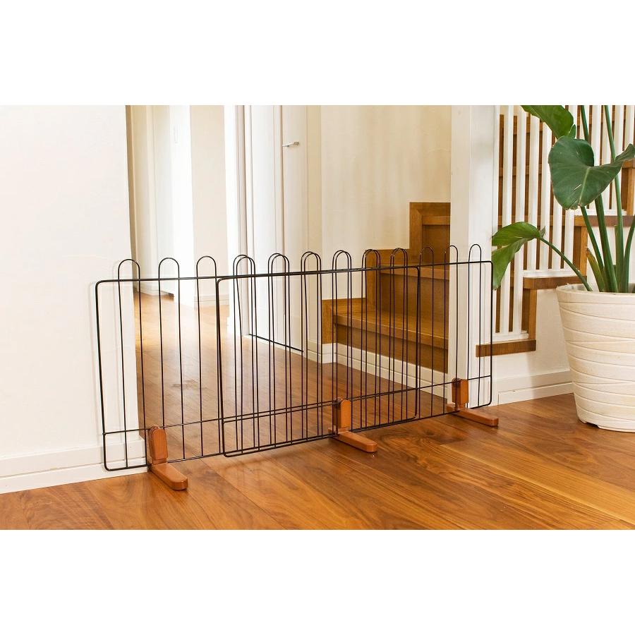 ペットゲート 木製犬ゲート ペットフェンス 高さ58cm 置くだけ　折りたたみ Amazon.co.jp: YOCAN ペットゲート ペットフェンス 高さ58cm 幅