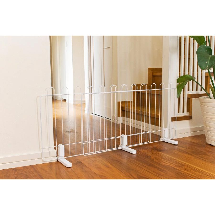 ペットフェンス ペットゲート 高さ50cm 幅90cm~ 置くだけ 簡単 自立 犬 ゲート 木製 間仕切り ついたて 衝立 柵 犬用品 折りたたみ おしゃれ 北欧 JPF-90W |  | 02