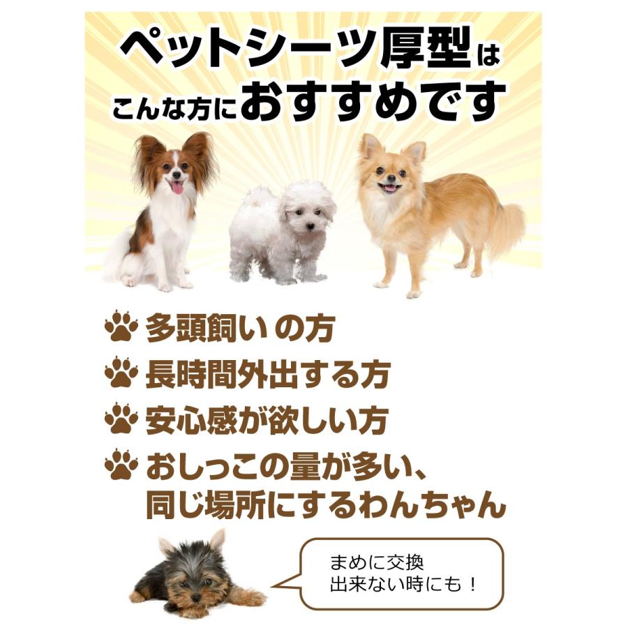 ペットシーツ 厚型 45×33cm 大容量 犬 猫用 トイレシート 業務用 犬用