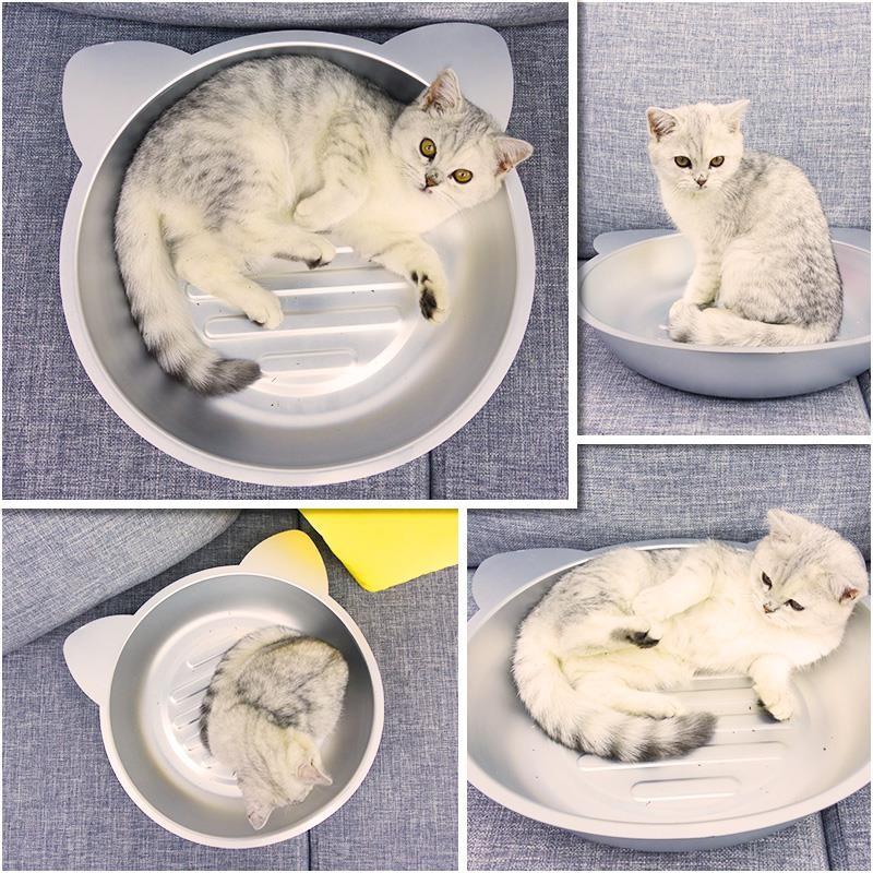 アルミひんやり猫鍋 Lサイズ ペットベッド 猫 犬 かわいい 癒し 送料無料 1013 コロリエyahoo 店 通販 Yahoo ショッピング