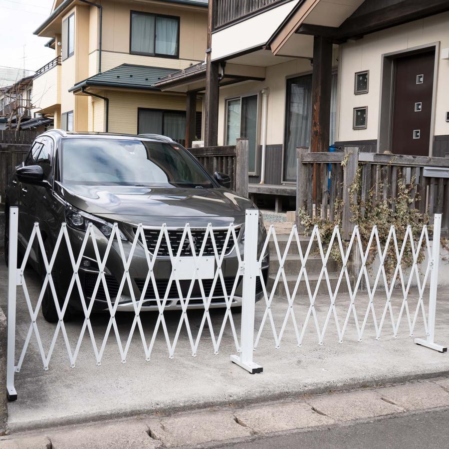 アルミ伸縮フェンス 最大幅2.5m 門扉 フェンス アコーディオンフェンス バリケード アルミ おしゃれ キャスター エクステリア 間仕切り 目隠し 屋外 防犯 SSF250 |  | 14
