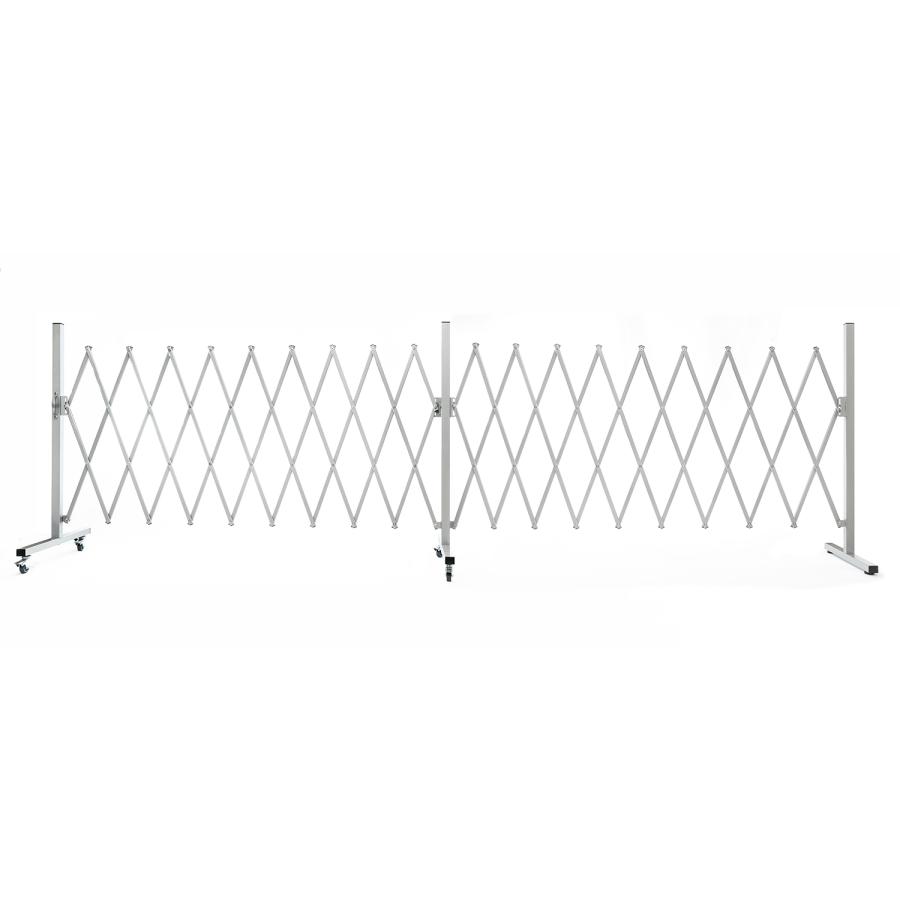 アルミ 伸縮 フェンス 最大幅5m 門扉 ゲート アコーディオンフェンス バリケード アルミ おしゃれ キャスター エクステリア 間仕切り 目隠し 屋外 防犯 SSF500 |  | 13