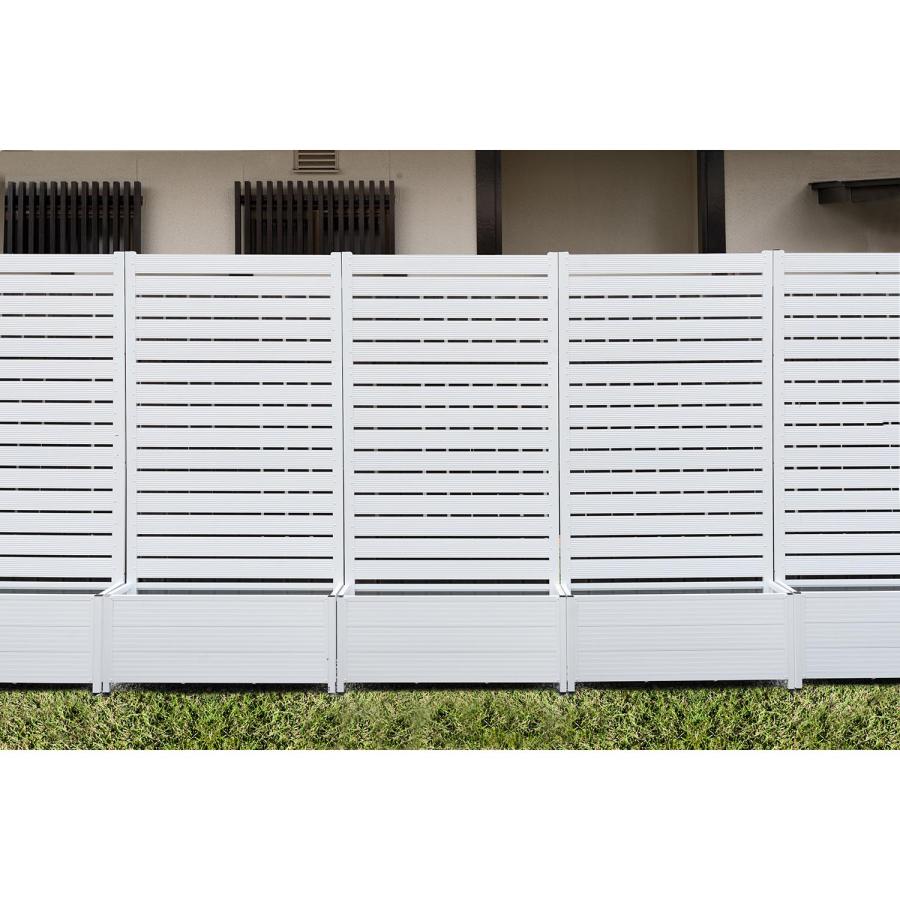 アルミプランター付フェンス 幅90cm 高さ 180cm ガーデニング フェンス 目隠し プライバシー保護 エクステリア パーテーション 柵 衝立 おしゃれ APF918 |  | 14