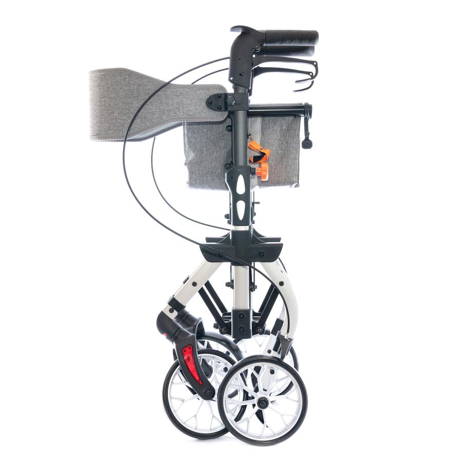 【商品入れ替えの為30% OFF】 ワンモード折りたたみ歩行車 アルミフレーム 軽量コンパクト収納 約9.2kg 座れる介護用 高齢者用 屋外 RE463L |  | 04