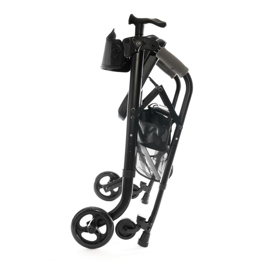 【商品入れ替えの為30% OFF】 ワンモード歩行補助器 アルミフレーム 軽量コンパクト折りたたみ収納 約6.4kg 座れる介護用 高齢者用 RE464L |  | 03