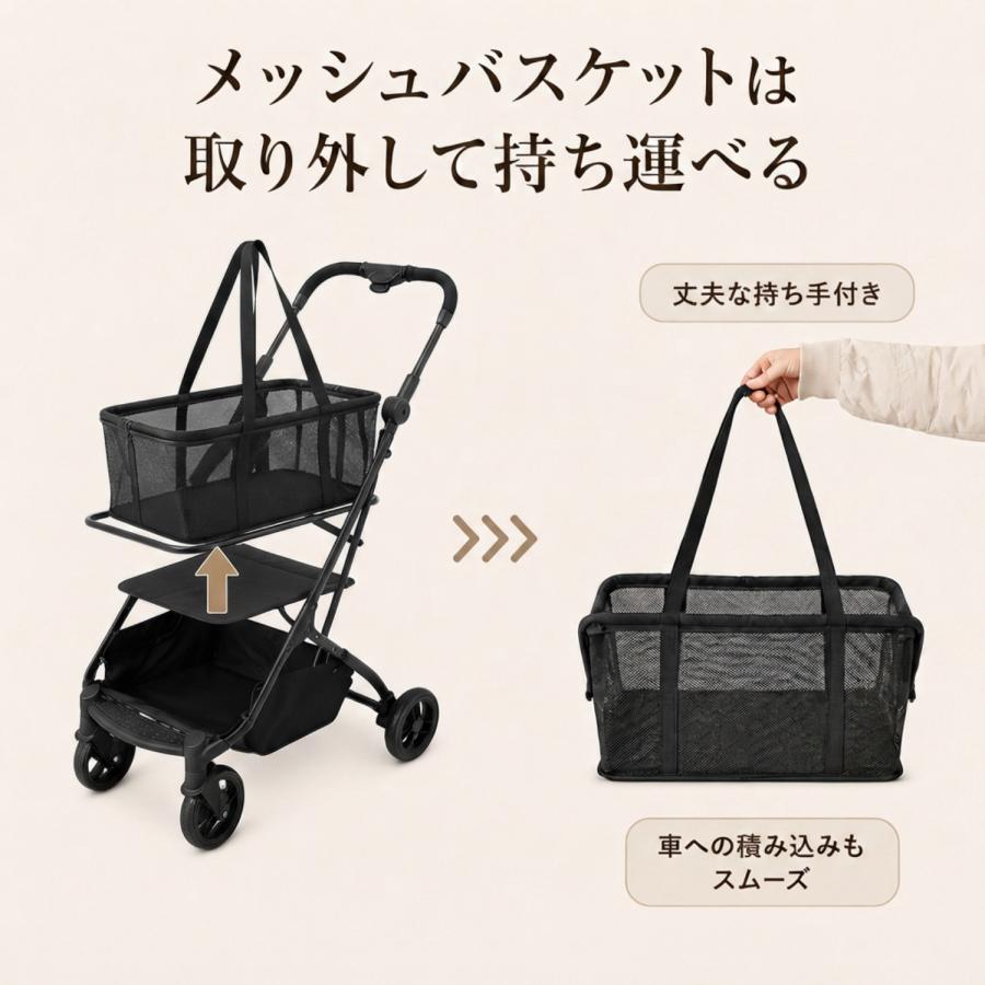 ショッピングカート 折りたたみ 4輪 おしゃれ 軽い 軽量 買い物 大容量