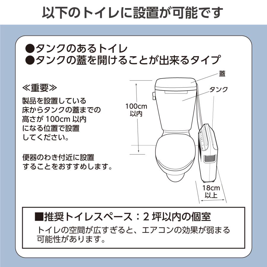 トイレ用冷暖房エアコン　ACW A10-TA-208 トイレ用冷暖房エアコン ACW A10-TA-208 工事不要 室外機不要