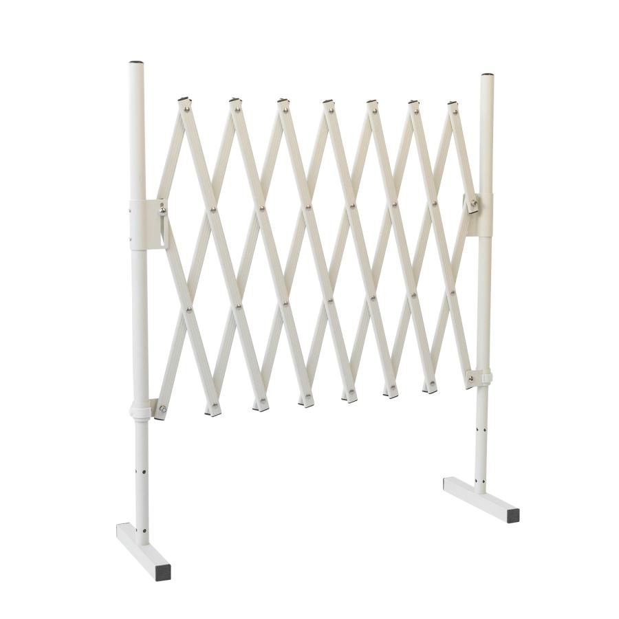 アルミ 伸縮 ゲート フェンス 高さ61〜81cm 幅26〜150cm 置くだけ ペットゲート ペットフェンス 屋内 屋外 防犯 侵入防止 仕切り 軽量 コンパクト ASF150 |  | 02