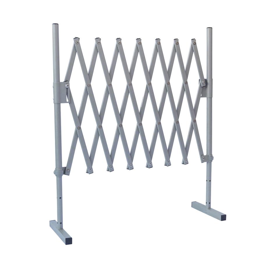 アルミ 伸縮 ゲート フェンス 高さ61〜81cm 幅26〜150cm 置くだけ ペットゲート ペットフェンス 屋内 屋外 防犯 侵入防止 仕切り 軽量 コンパクト ASF150 |  | 03