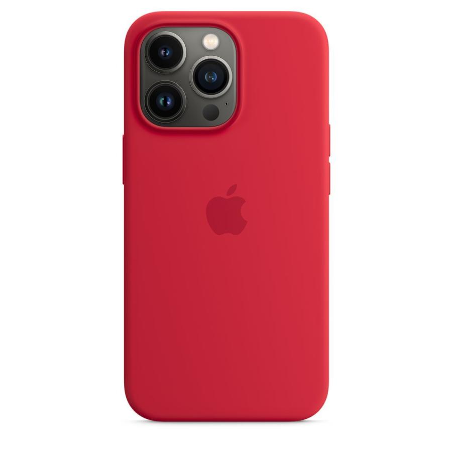 Apple MagSafe対応iPhone 13 Proシリコーンケース -（PRODUCT）RED / MM2L3FE/A アップル純正 / 日本国内正規品｜onemorething