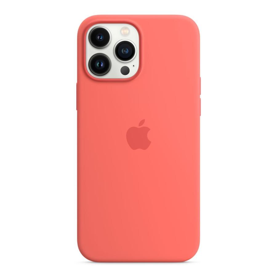 Apple MagSafe対応 iPhone 13 Pro Max シリコーンケース - ピンクポメロ / MM2N3FE/A アップル純正 / 日本国内正規品｜onemorething｜03