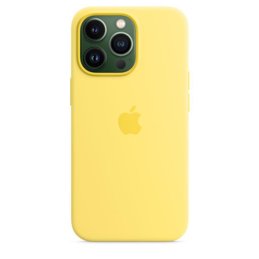 Apple MagSafe対応 iPhone 13 Pro シリコーンケース - レモンゼスト / MN663FE/A アップル純正 / 日本国内正規品｜onemorething｜05