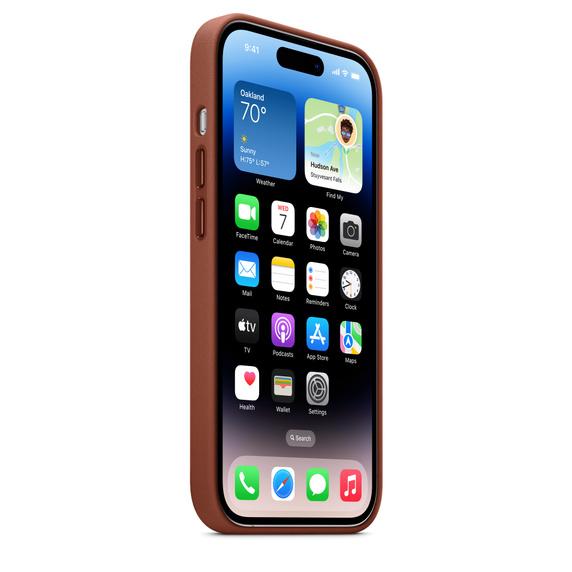 Apple iPhone 14 Pro レザーケース MagSafe対応 アンバー Apple iPhone 14 Pro レザーケース MagSafe対応 アンバー