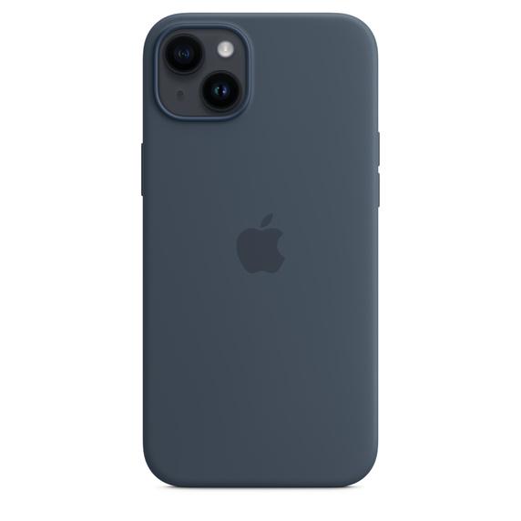 Apple iPhone 14 Plus シリコーンケース MagSafe対応 ストームブルー / MPT53FE/A アップル純正 / 日本国内正規品｜onemorething｜03