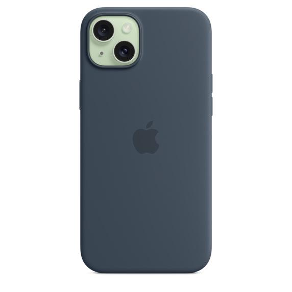Apple iPhone 15 Plus シリコーンケース - ストームブルー MagSafe対応 / MT123FE/A / アップル純正 / 日本国内正規品｜onemorething｜04