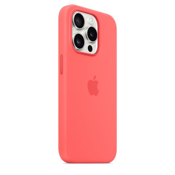 Apple iPhone 15 Pro シリコーンケース - グアバ MagSafe対応 / MT1G3FE/A  / アップル純正 / 日本国内正規品｜onemorething｜05