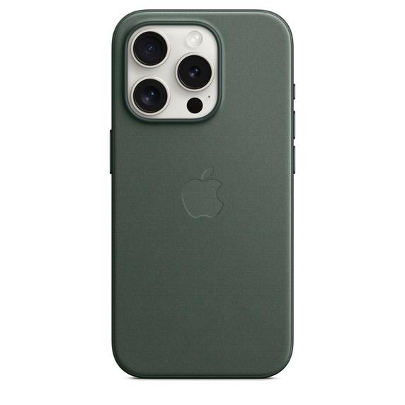 Apple Apple iPhone 15 Pro ファインウーブンケース - エバーグリーン
