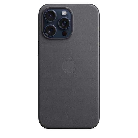 Apple iPhone 15 Pro Max ファインウーブンケース - ブラック