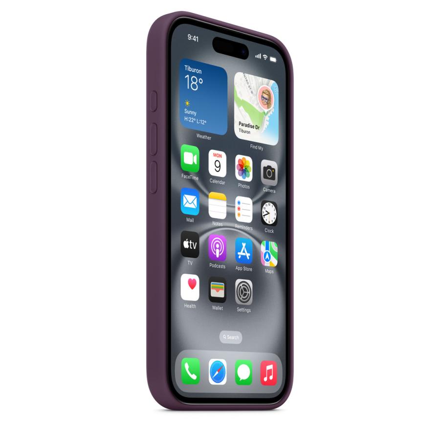iPhone 16 Pro シリコンケース プラム MagSafe対応iPhone 16 Proシリコーンケース – プラム - Apple（日本）