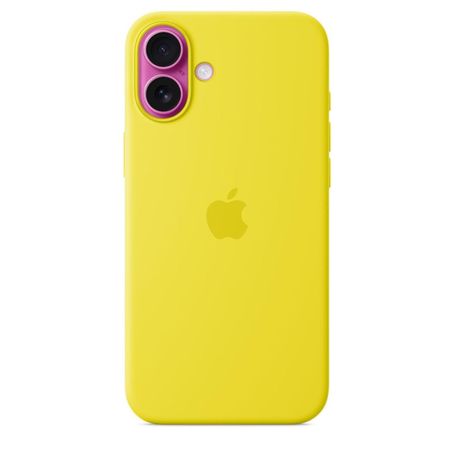 【新品】純正 iPhone 16 Pro シリコンケース・スターフルーツ① Apple Apple MagSafe対応 iPhone 16 Plus シリコーンケース - スター
