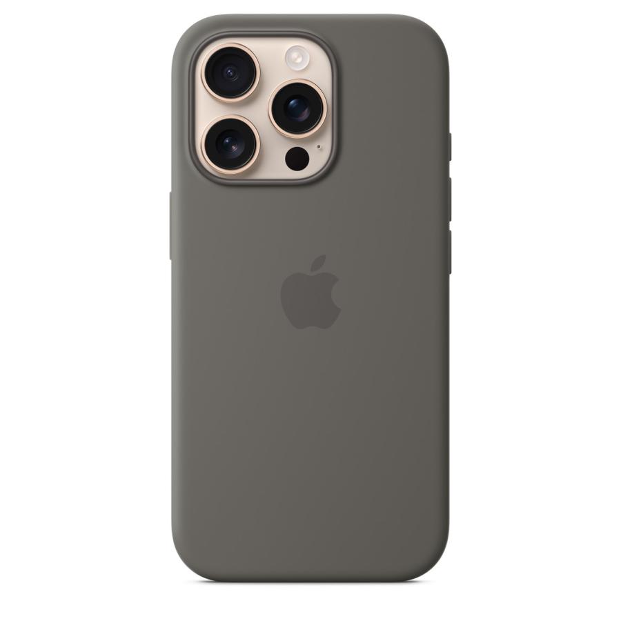 Apple MagSafe対応 iPhone 16 Pro シリコーンケース - ストーン Apple MagSafe対応 iPhone 16 Pro シリコーンケース - ストーン