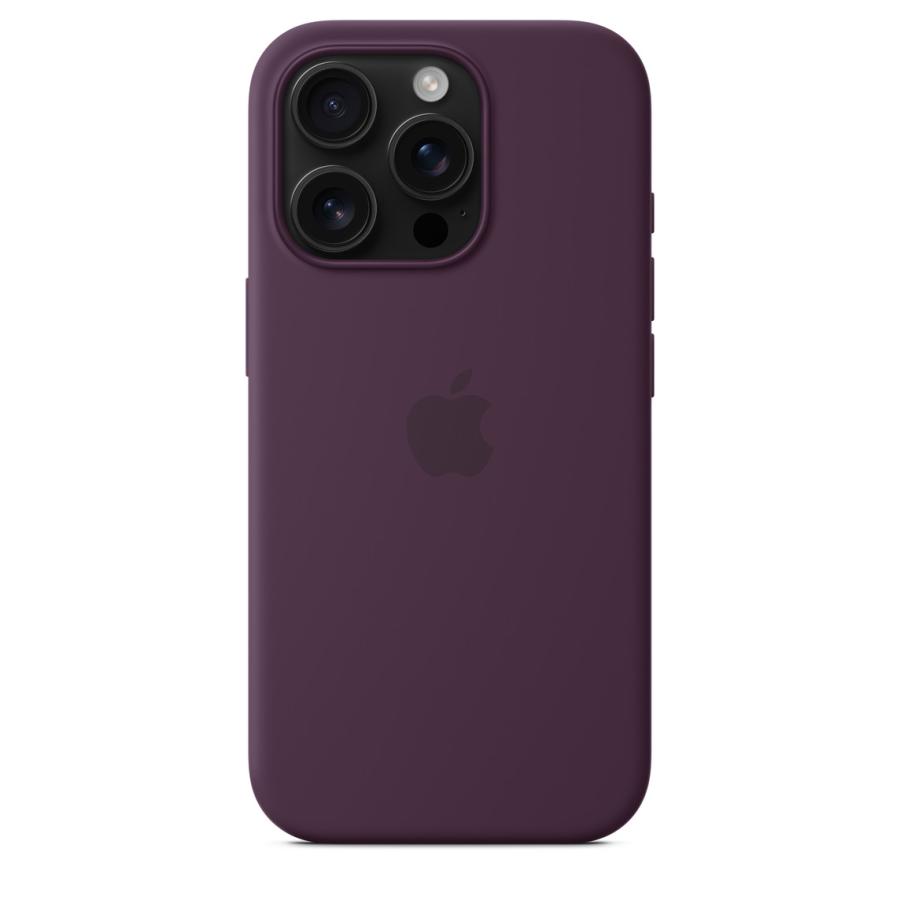 Apple Apple MagSafe対応 iPhone 16 Pro シリコーンケース - プラム
