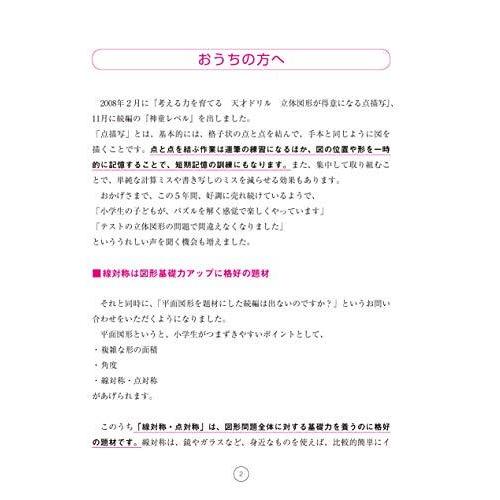 天才ドリル 平面図形が得意になる点描写 線対称 小学校全学年用 算数 考える力を育てる Oneness7bf5a8e119 雑貨屋ワンネス Yahoo 店 通販 Yahoo ショッピング